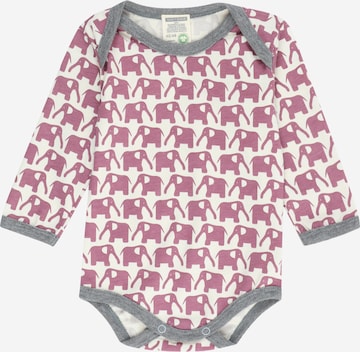 Tutina / body per bambino di loud + proud in rosa: frontale