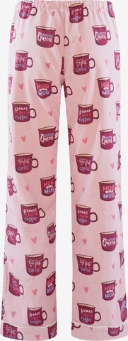 PJ Salvage Pyjamahose 'Flannels' in Pink