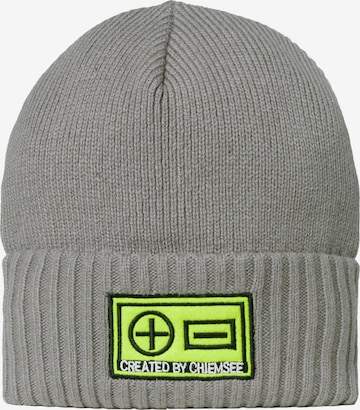 CHIEMSEE Beanie in Grey: front