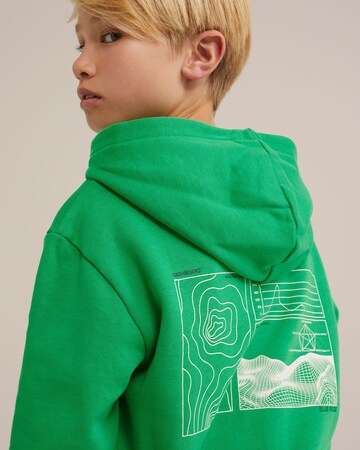 WE Fashion Sweatshirt in Grün