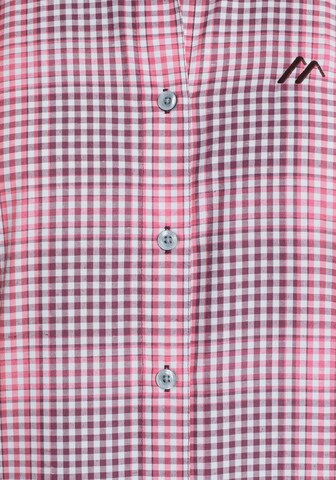 Maier Sports Athletic Button Up Shirt in Pink