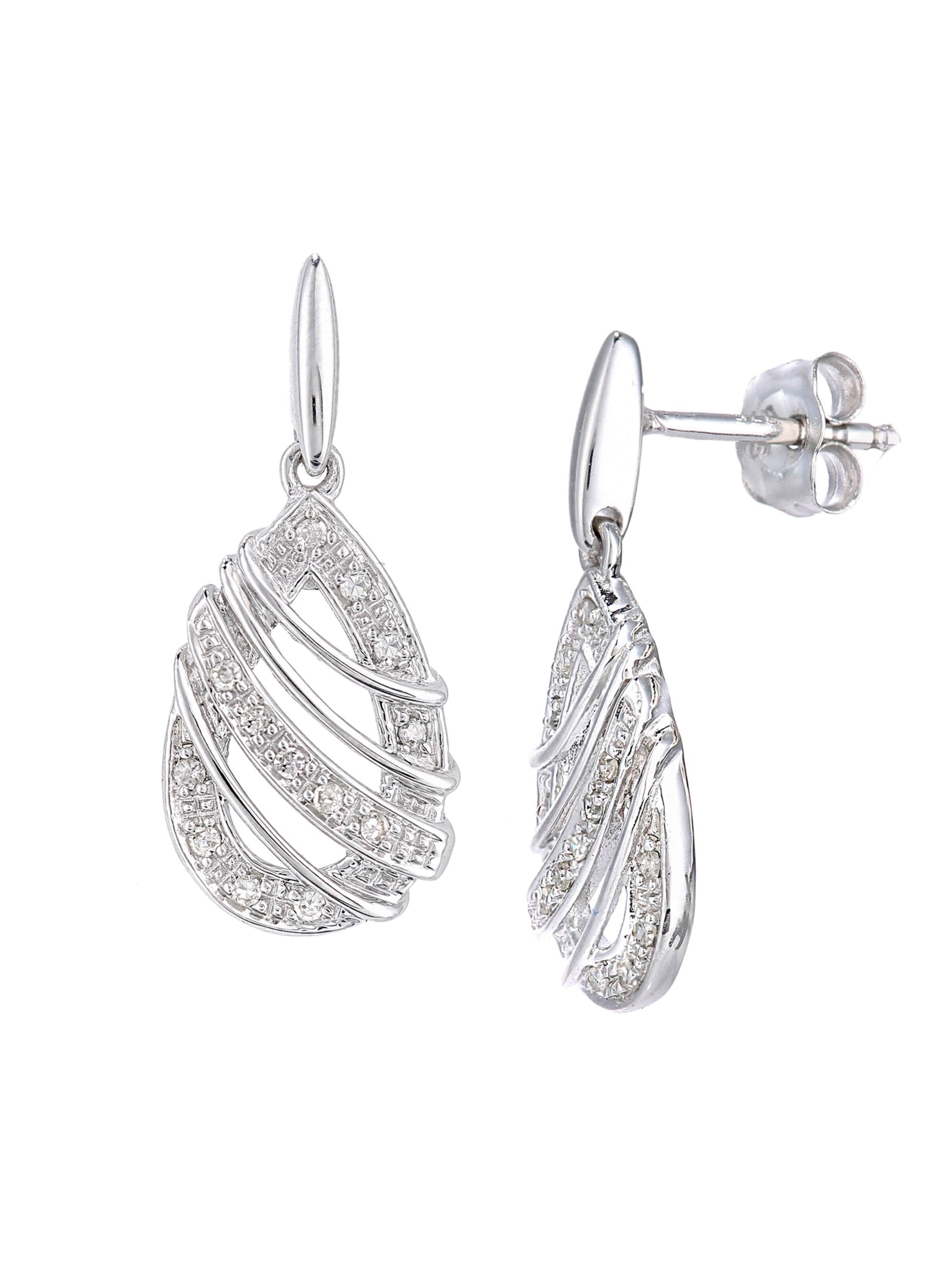DIAMANT LETERNEL Earrings in Silver