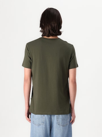 SELECTED T-Shirt 'SLHASPEN' in Grün