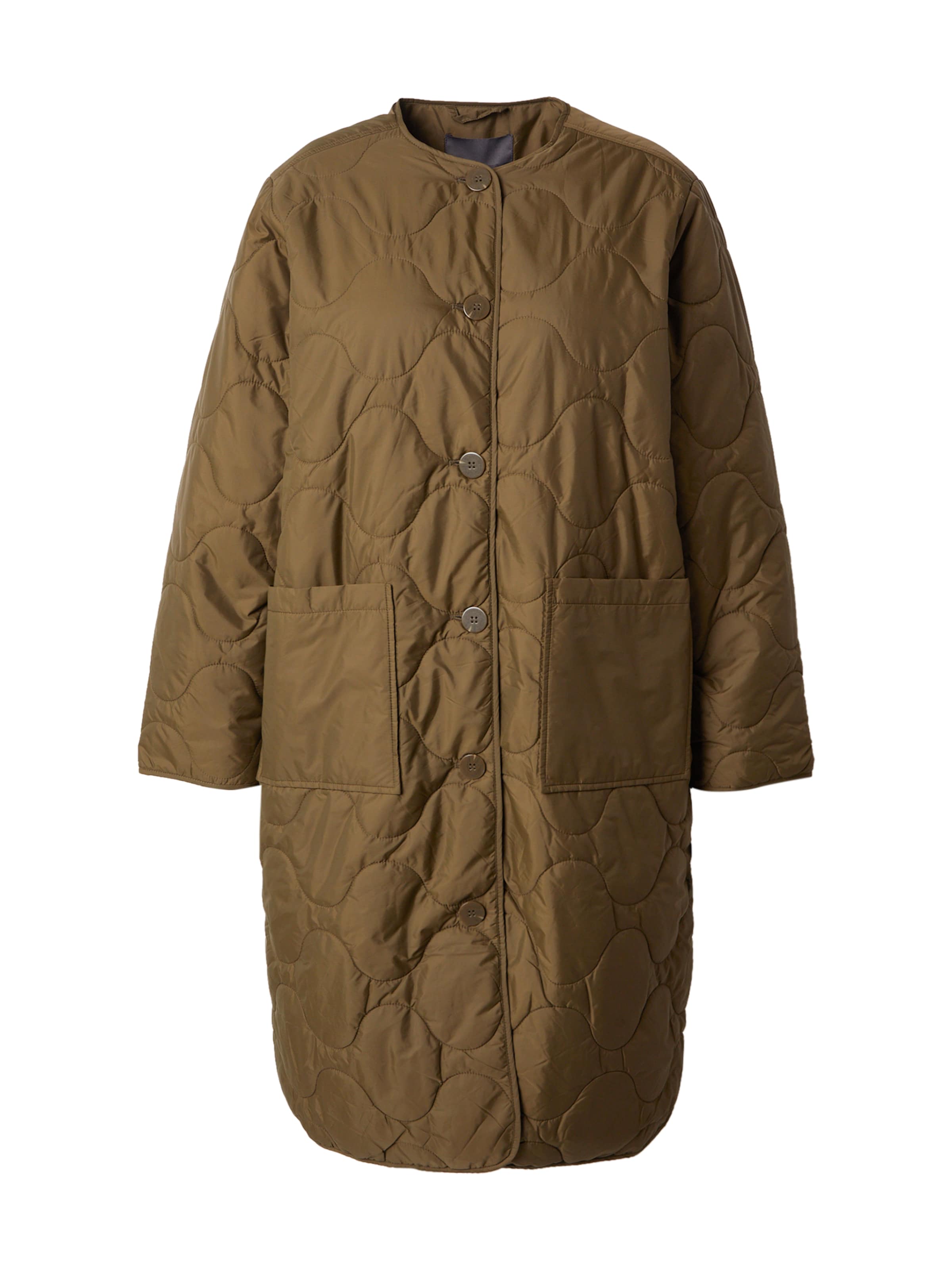 ONLY Carmakoma Ανοιξιάτικο και φθινοπωρινό παλτό 'SANDY' σε πράσινο: μπροστά