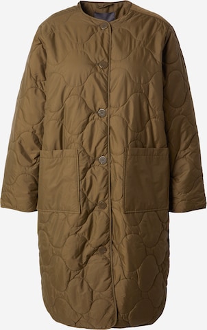 Cappotto di mezza stagione 'SANDY' di ONLY Carmakoma in verde: frontale