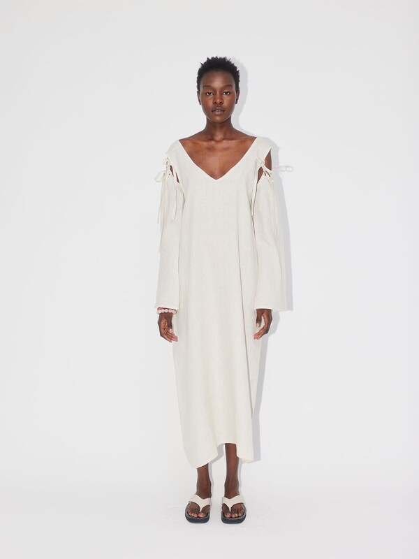 ABOUT YOU REBIRTH STUDIOS Dress 'Holiday' in Beige