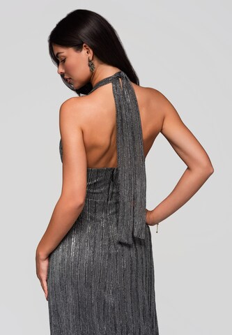 Ombre Evening Dress 'Francisca' in Silver