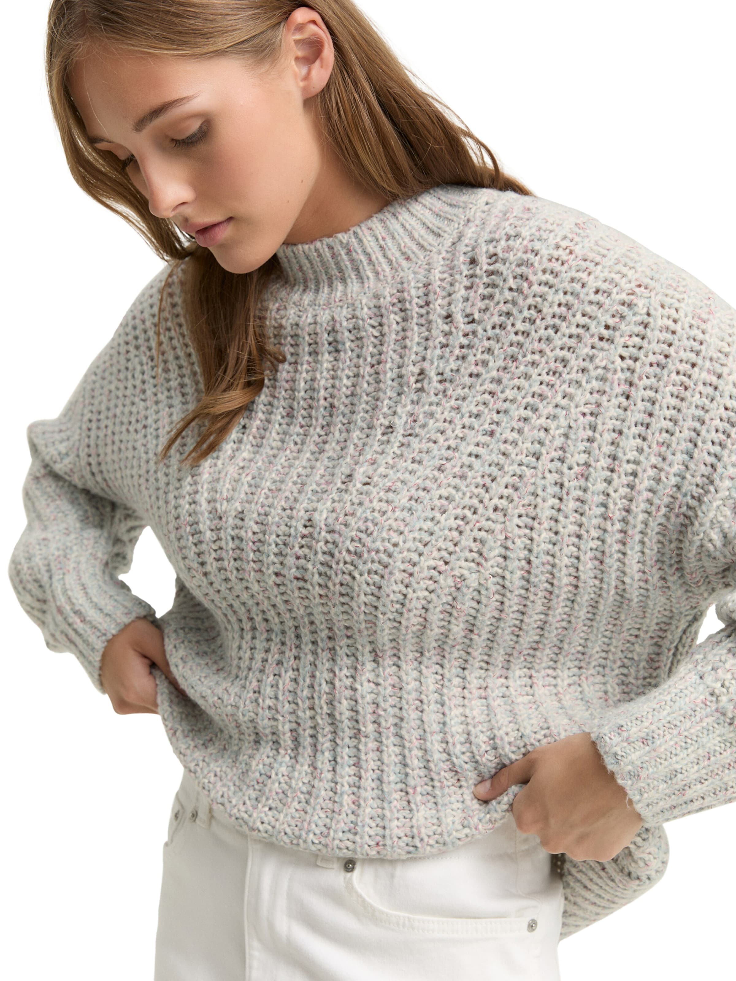 TOM TAILOR DENIM Πουλόβερ σε πράσινο