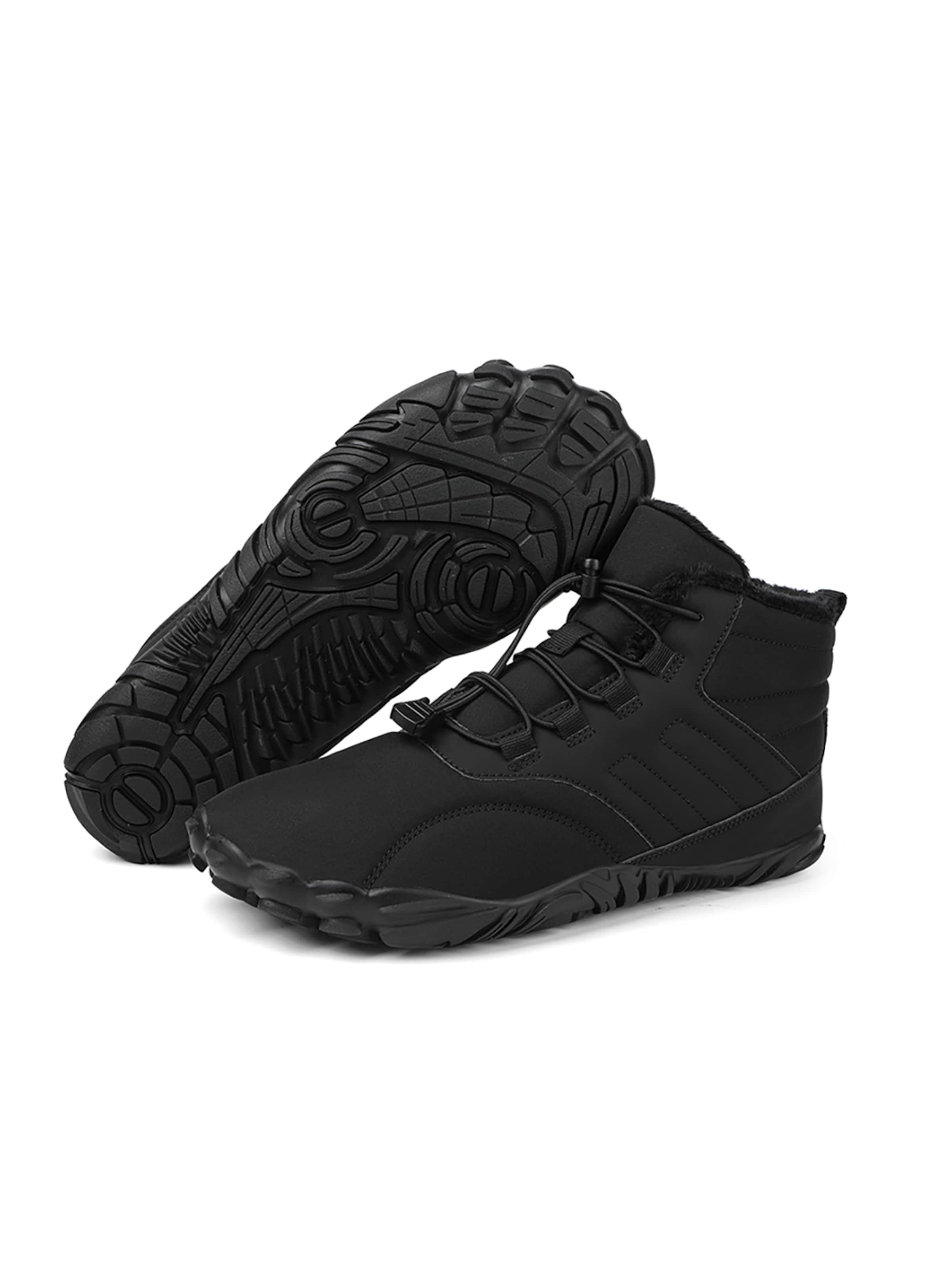 DOTALES Schnürstiefel 'DOTALES - TrekStep Barfußschuhe'‌‌‌‌‌‌‌ in Schwarz