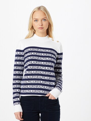 Lauren Ralph Lauren Pullover 'TAURINE' in Weiß: predná strana