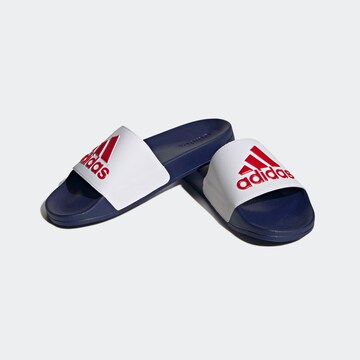 Flip-flops 'Adilette' de la ADIDAS SPORTSWEAR pe alb