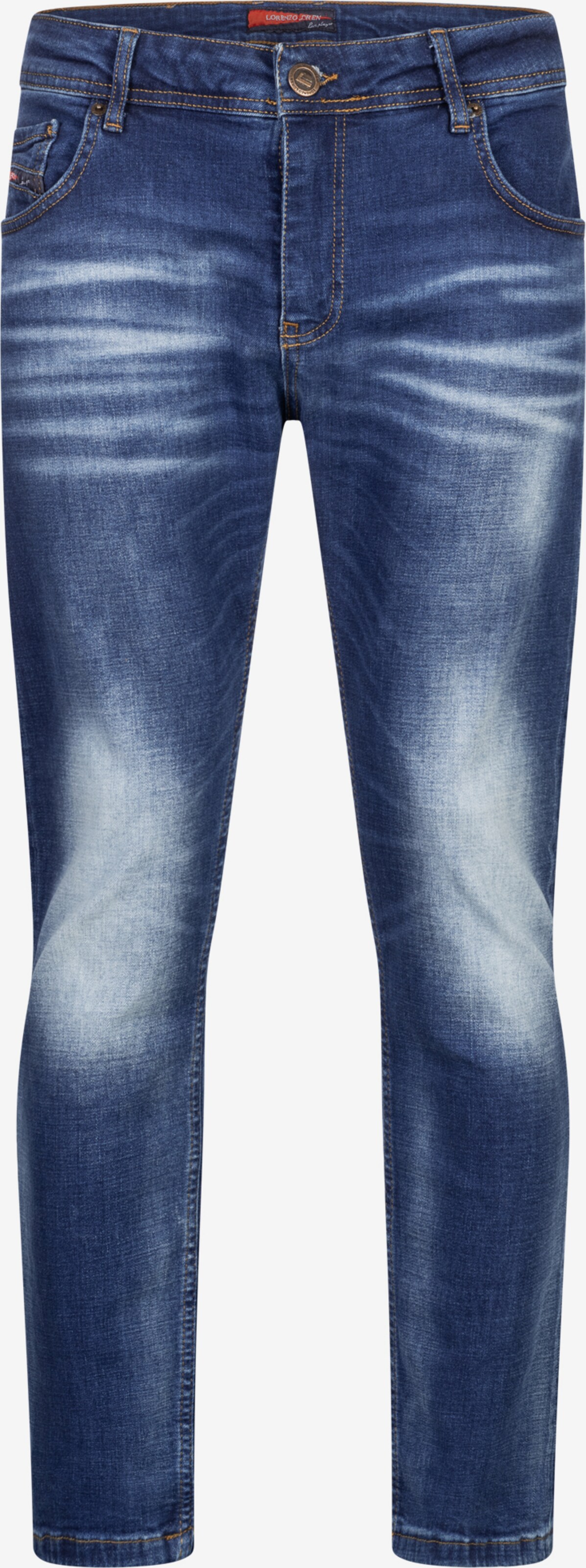 Mariani Jeans Uomo Blu Scuro Made In Italy - Foto 7