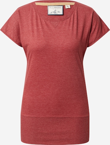 Fli Papigu - Camiseta 'Schnitzel' en rojo: frente