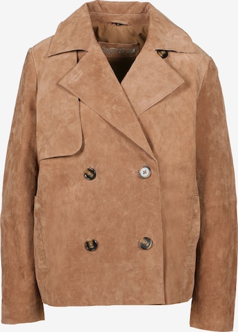 ruda FREAKY NATION Demisezoninė striukė ' Lederjacke ': priekis