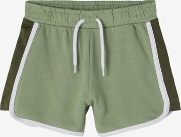 Pantaloni 'Doja' di NAME IT in verde: frontale