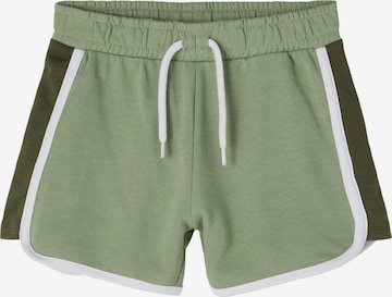 NAME IT tavaline Püksid 'Doja', värv roheline: eest vaates