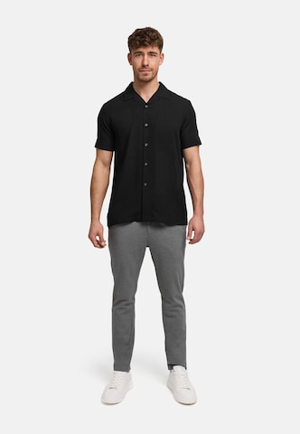 JEFF Comfort fit Overhemd 'Travis' in Zwart