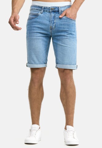 INDICODE JEANS Regular Jeans 'Caden' in Blue: front