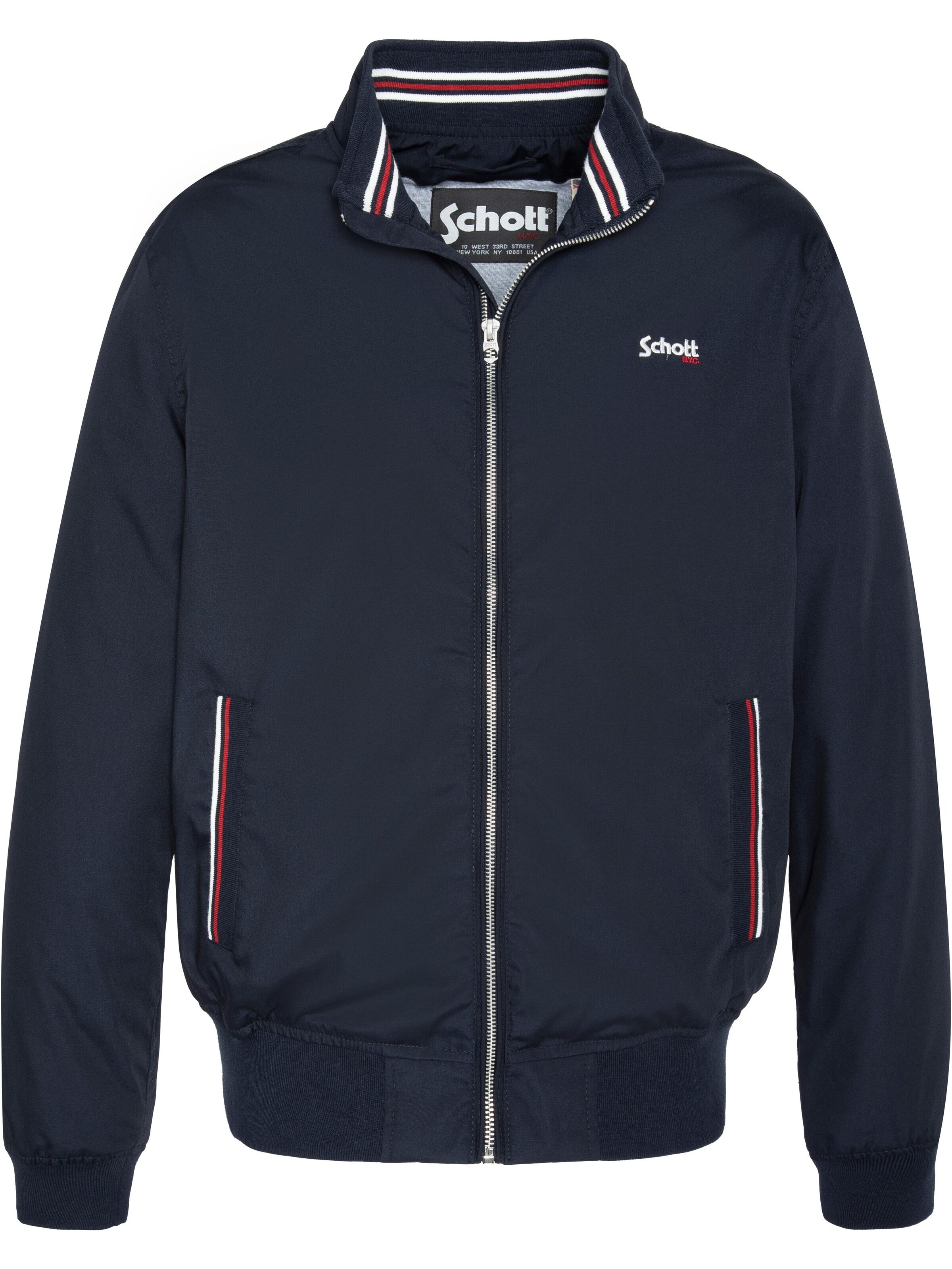 Schott NYC Between-Seasons Coat in S in Blue, Item view
