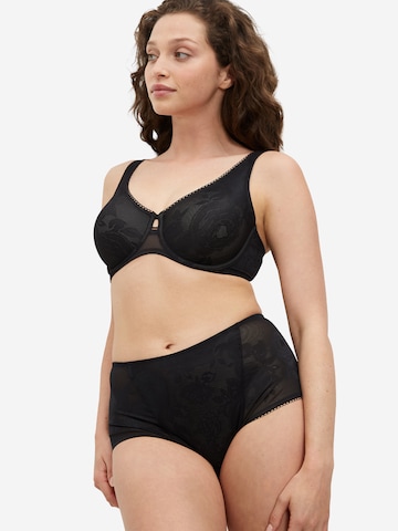 TRIUMPH Minimiser Minimizer 'Wild Rose Sensation' in Black