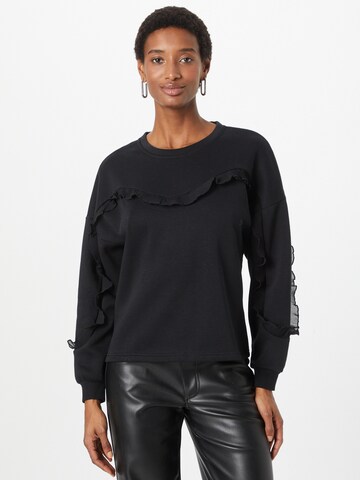 Sweat-shirt 'MAGGIE' JDY en noir : devant