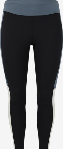 Q by Endurance Skinny Sportbroek 'Ava' in Zwart: voorkant