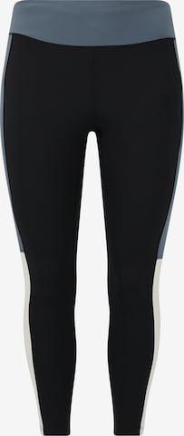 Q by Endurance Skinny Workout Pants 'Ava' in Black: front