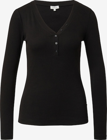 s.Oliver Shirt in Black: front