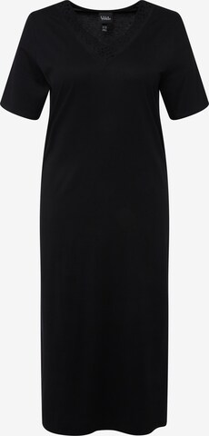 Ulla Popken Nightgown in Black: front