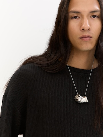 Pull&Bear Пуловер в черно