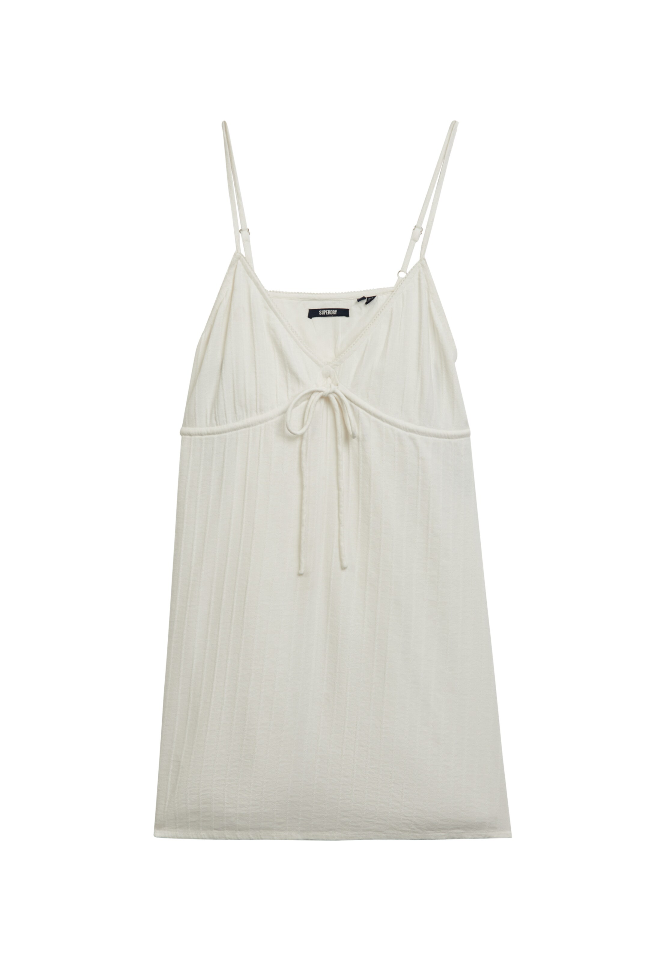 Robe Superdry en blanc : devant