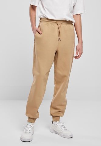 Urban Classics Tapered Broek in Beige: voorkant