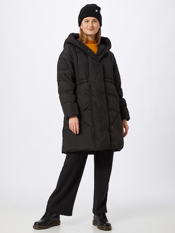 VILA Winter Coat in Black