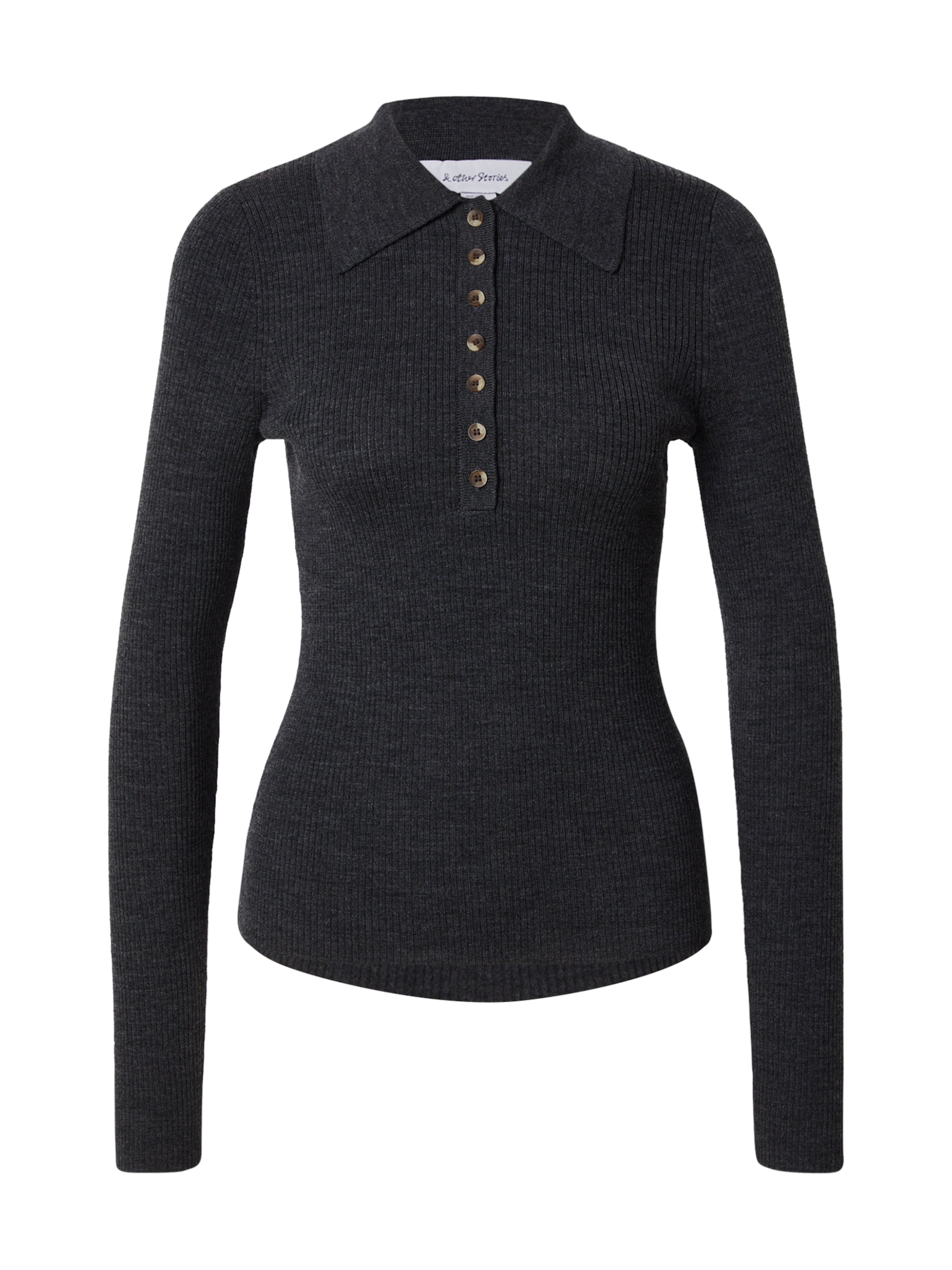 & Other Stories Kampsun, värv hall: eest vaates