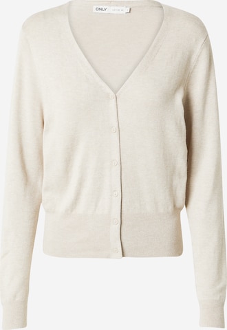 Cardigan 'ONLVENICE' ONLY en gris : devant
