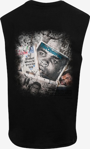 MJ Gonzales Shirt 'Muhammad Ali' in Zwart: voorkant