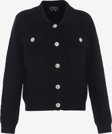 Cardigan faina en noir : devant