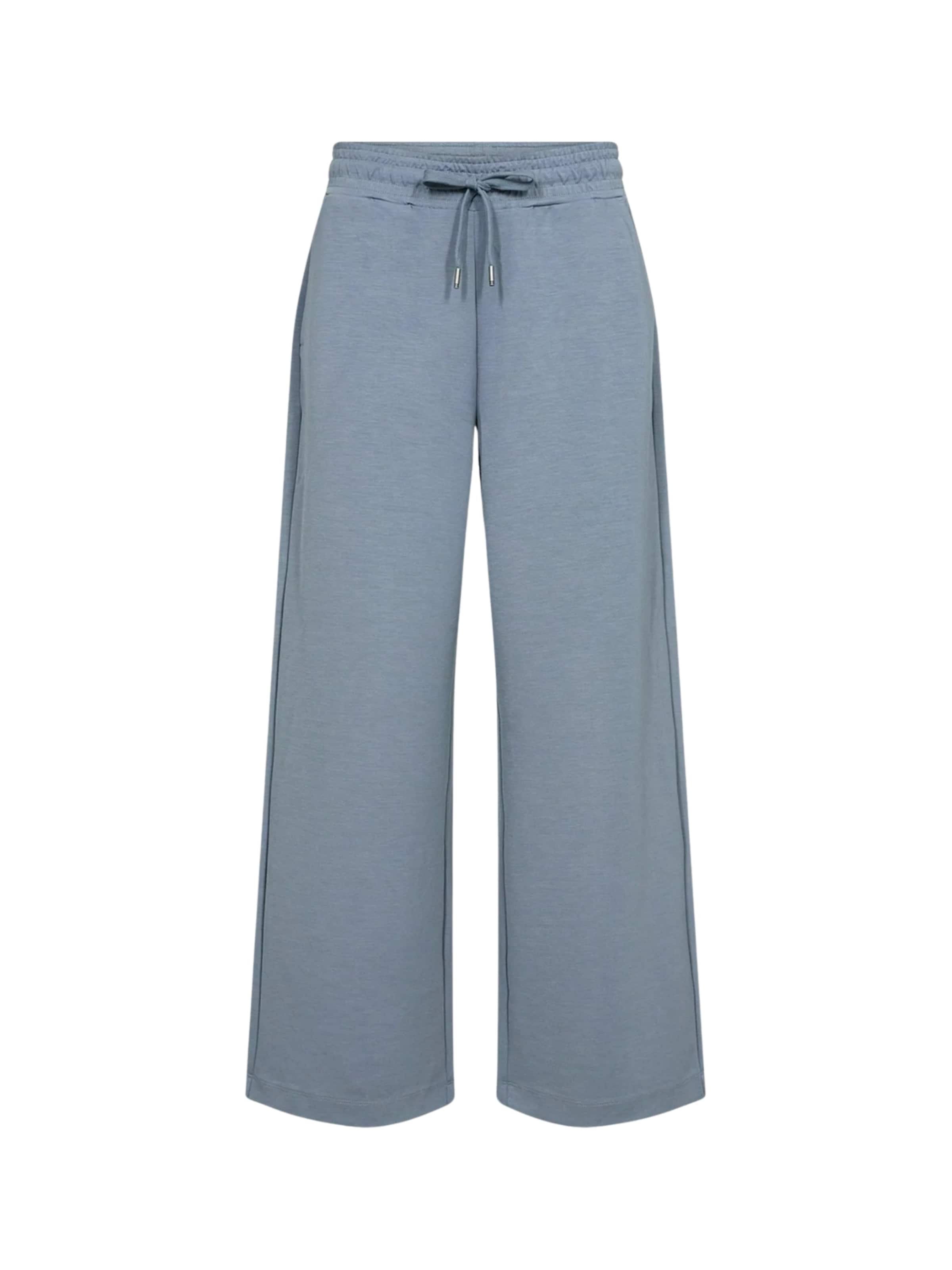 Wide Leg Pantalon ' SC_BANU ' Soyaconcept en bleu : devant