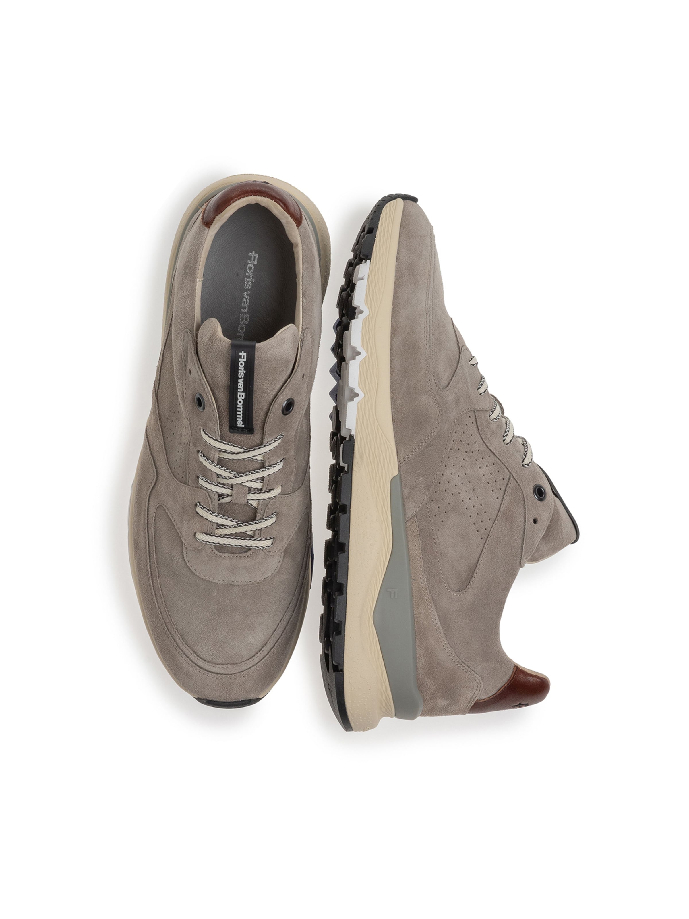 Sneaker bassa 'De Treener 02' di Floris van Bommel in grigio