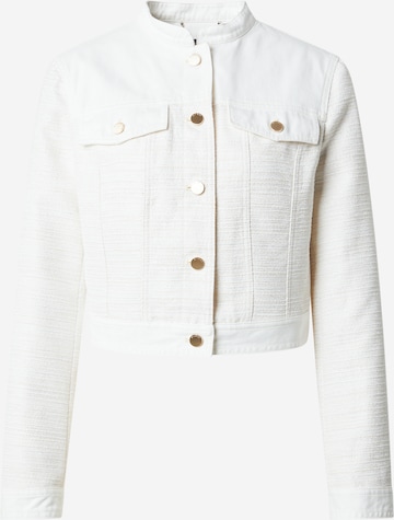 GUESS Демисезонная куртка 'ELSIE' в Белый: спереди
