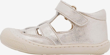 NATURINO Sandals 'WAD' in Silver: front