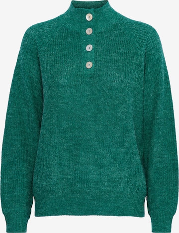 Pullover 'Novo' di ICHI in verde: frontale