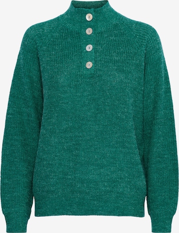 ICHI Sweater 'Novo' in Green: front