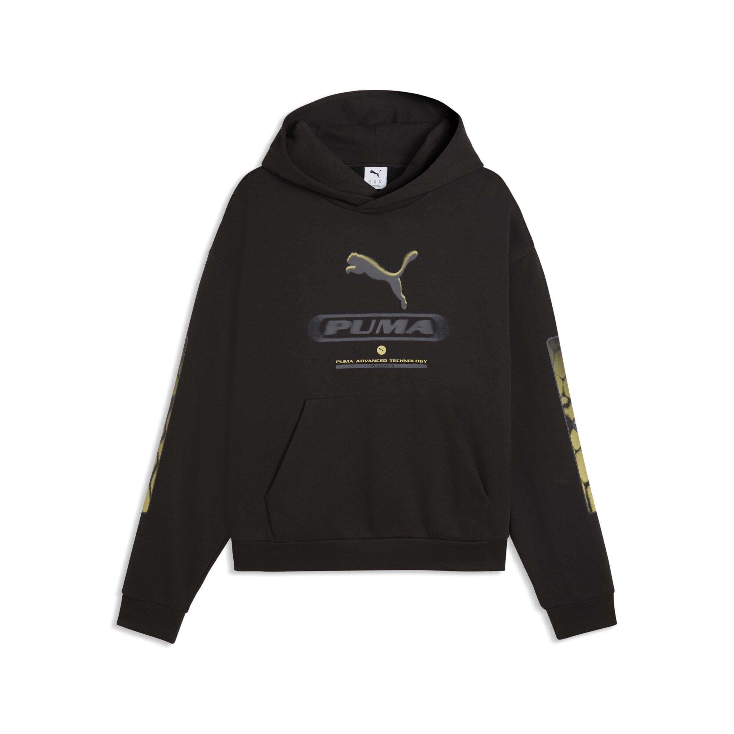 PUMA Sportpullover in Schwarz: Vorderseite