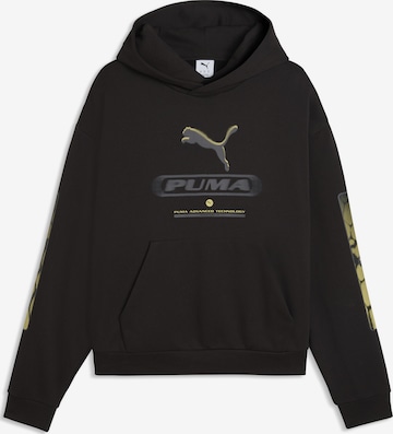 PUMA Sportpullover in Schwarz: Vorderseite