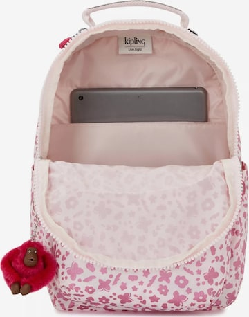 KIPLING Ryggsäck 'SEOUL S' i rosa