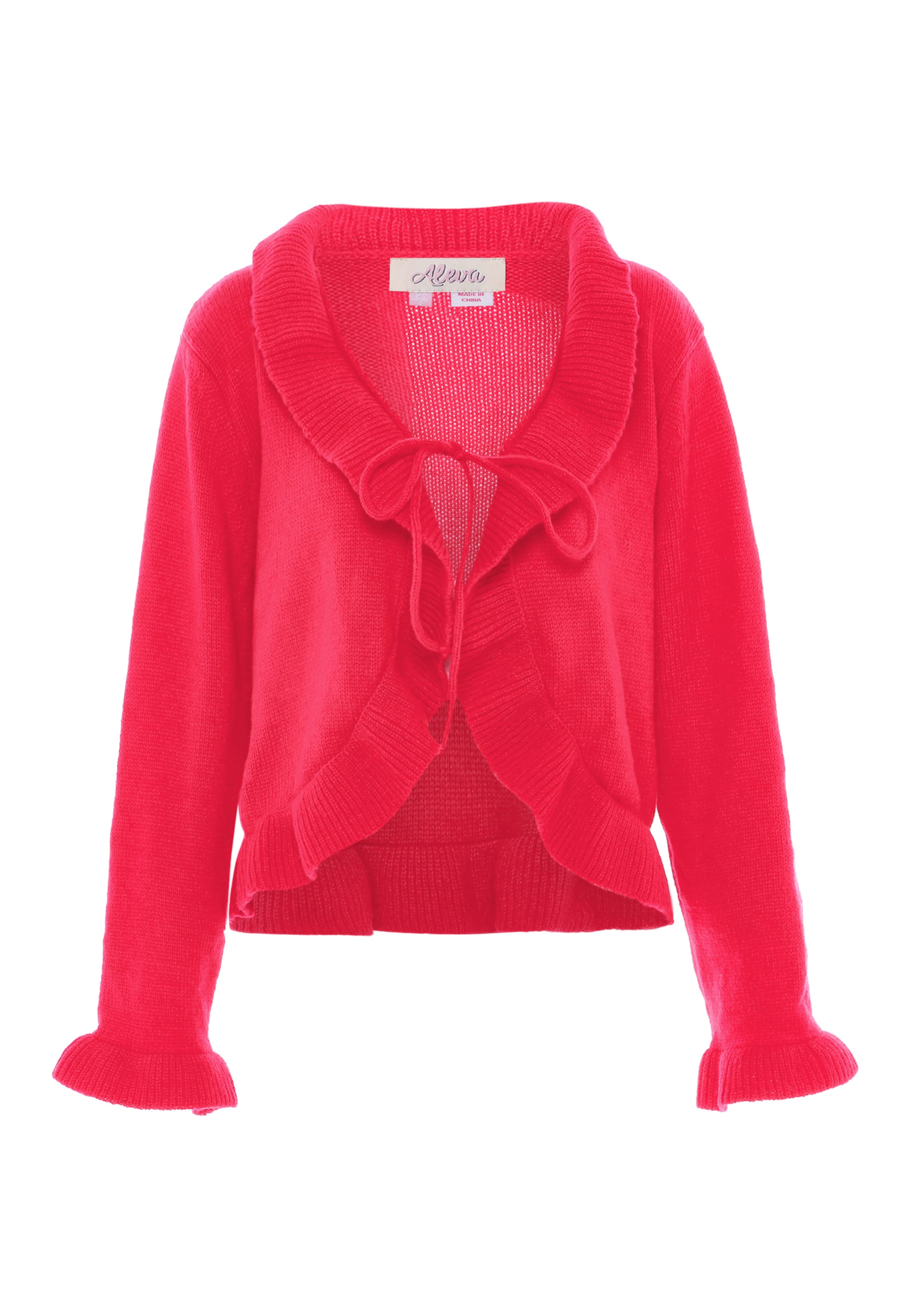 aleva Cardigan i pink: forside