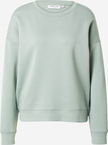 Sweat-shirt 'Ima' MSCH COPENHAGEN en vert : devant