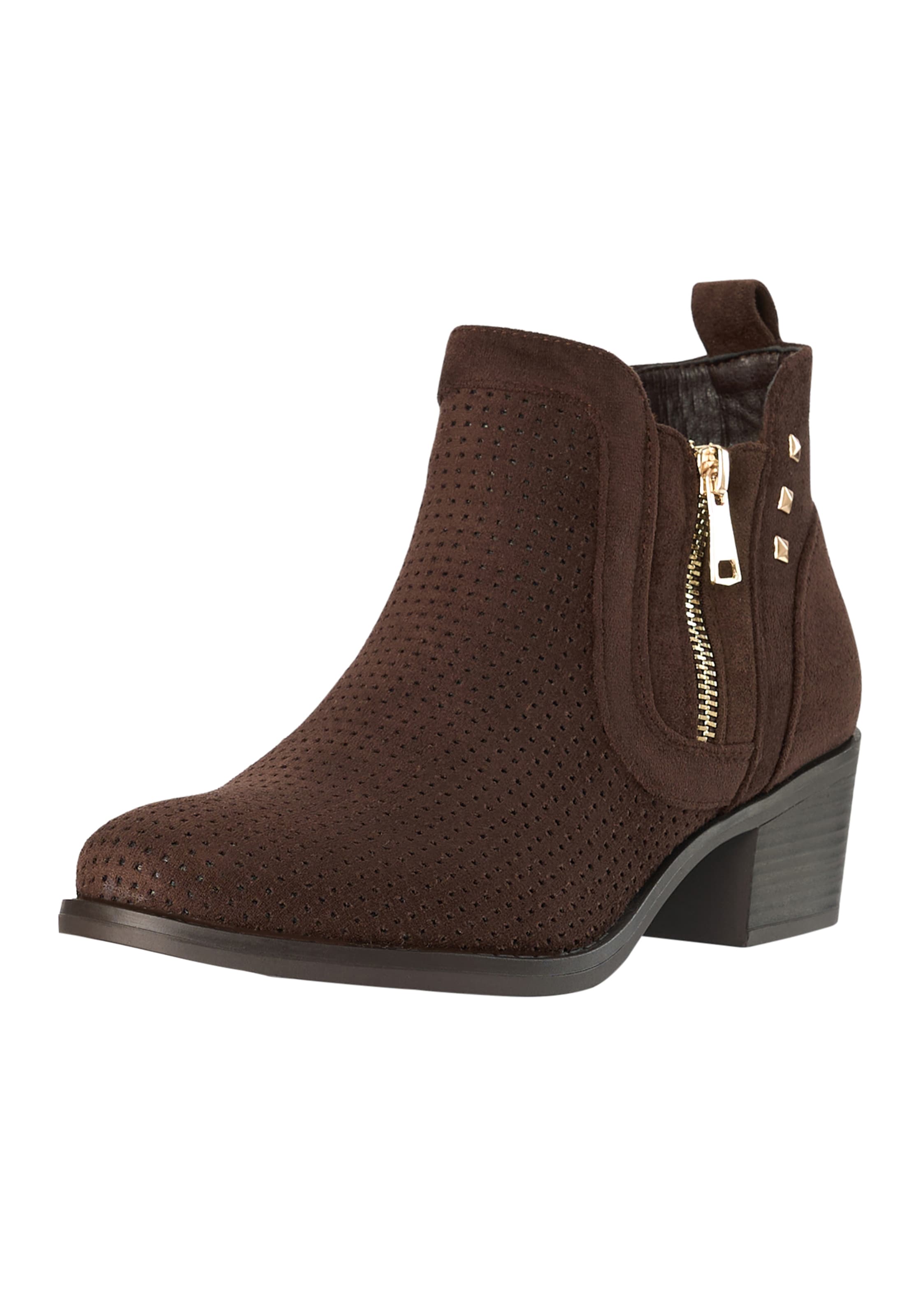 Bottines Salinyang en marron : devant