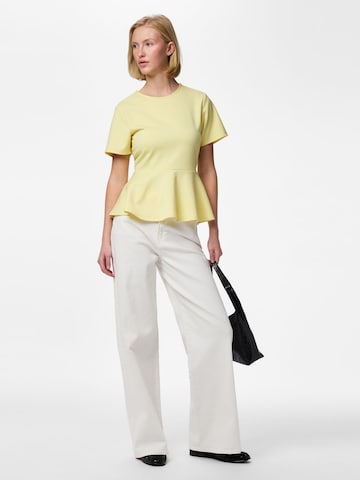Chemisier PIECES en jaune
